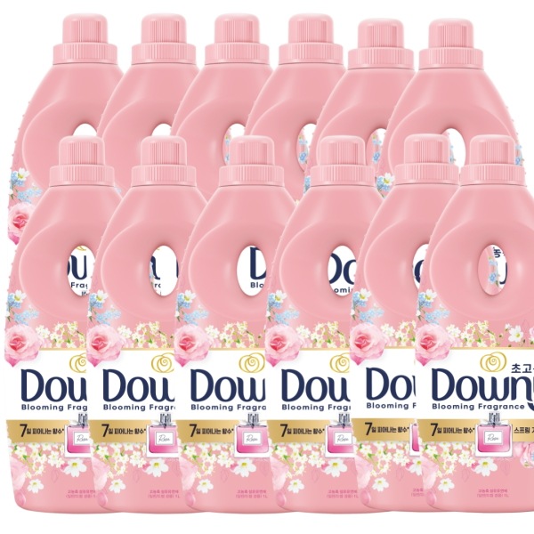 ダウニー高濃縮柔軟剤スプリングガーデンラブ1L 12個 (贈呈品なくなり次第贈呈終了)