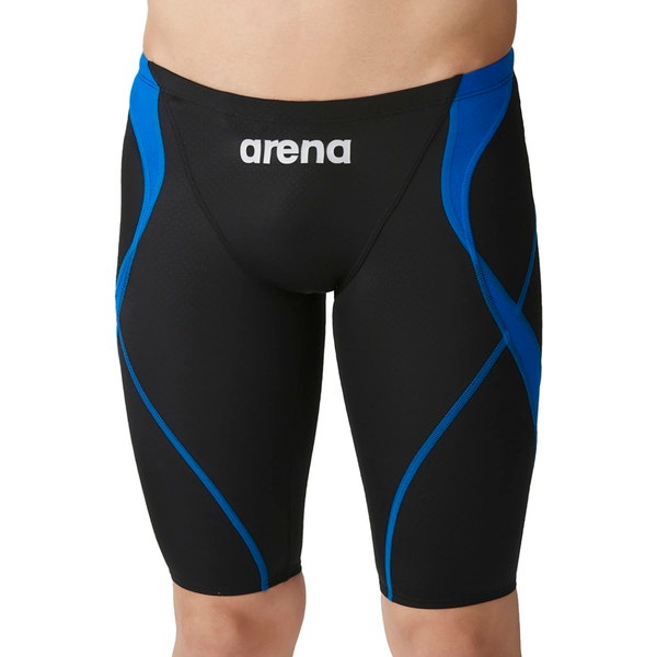 ARENA アリーナ メンズ 水着 レーシングスパッツ ハーフレッグ 水泳 水着 ARN4022M-BKBU メンズ