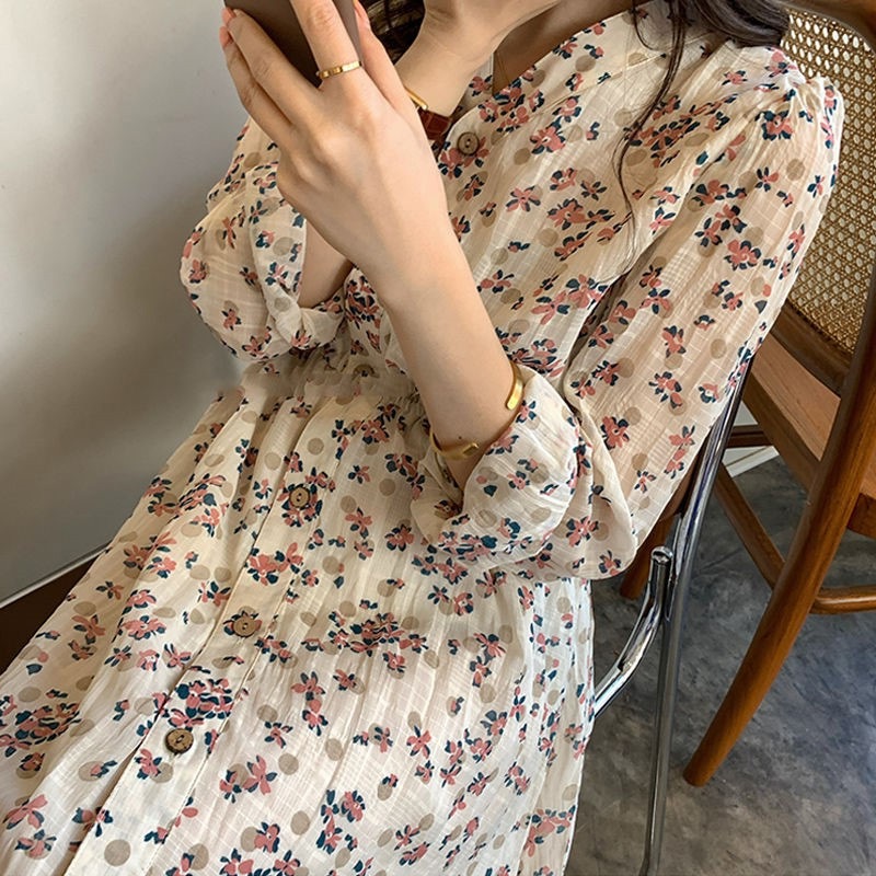 ワンピース スカート レディース ロングワンピース ロングスカート ブラウス シフォン シースルー 透け感 薄手 細身 主役級 存在感 フォーマル とろみ感 抜け感 デート 長袖ドレス 女性 おしゃれ