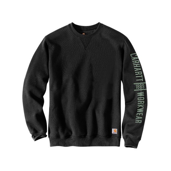 カールハートミッドウェーロゴグラフィッククルーネックブラック/104441-001