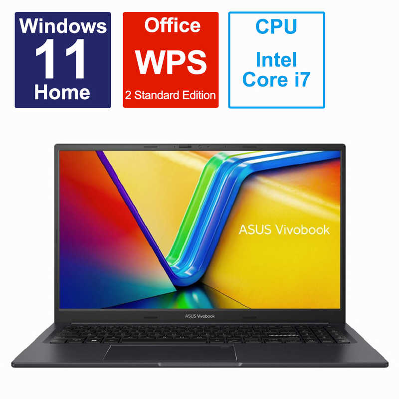 ASUSASUS エイスース　ノートパソコン Vivobook 15X インディーブラック [15.6型 /Win11 Home /Core i7 /メモリ16GB ]　K3504ZA-BQ020W