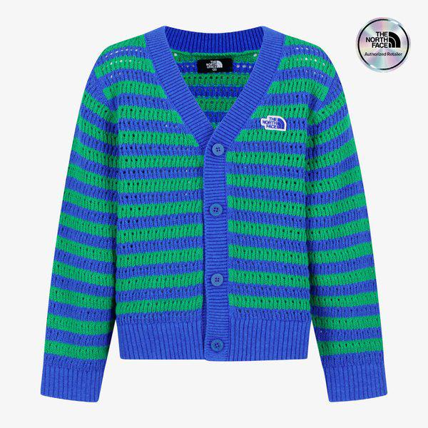 [キッズ公式] NJ5SS01S キッズ ストライプ カーディガン BLUE