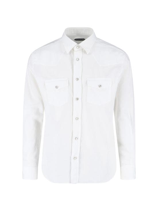 TOMFORD Men Shirts HDS001 FMC296WAB White