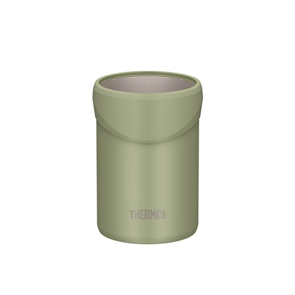 [2個セット] サーモス 保冷缶ホルダー 350ml缶用 カーキ JDU-350