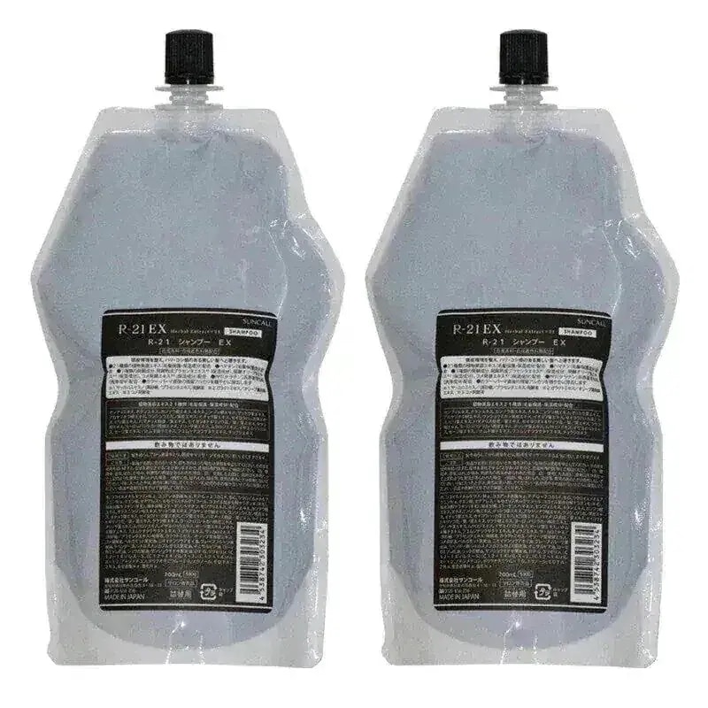 R-21 シャンプー EX 700ml 詰替用×2個セット頭皮ケア エイジングケア ツヤ髪 しなやか エコ 詰替 大容量 美髪 艶髪