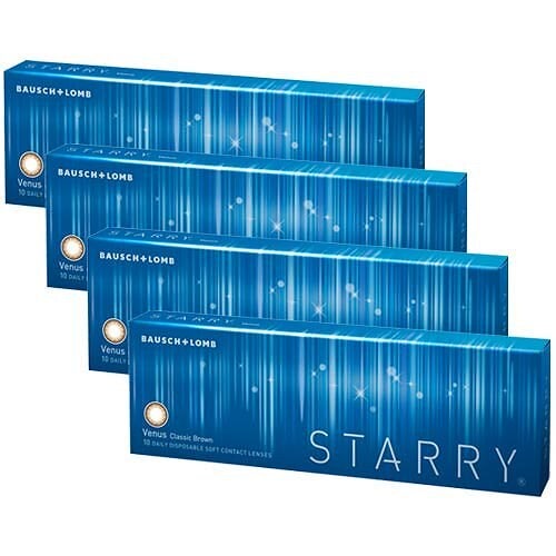 スターリー(10枚入)4箱/ゆうパケット/1日使い捨て カラコン/sale