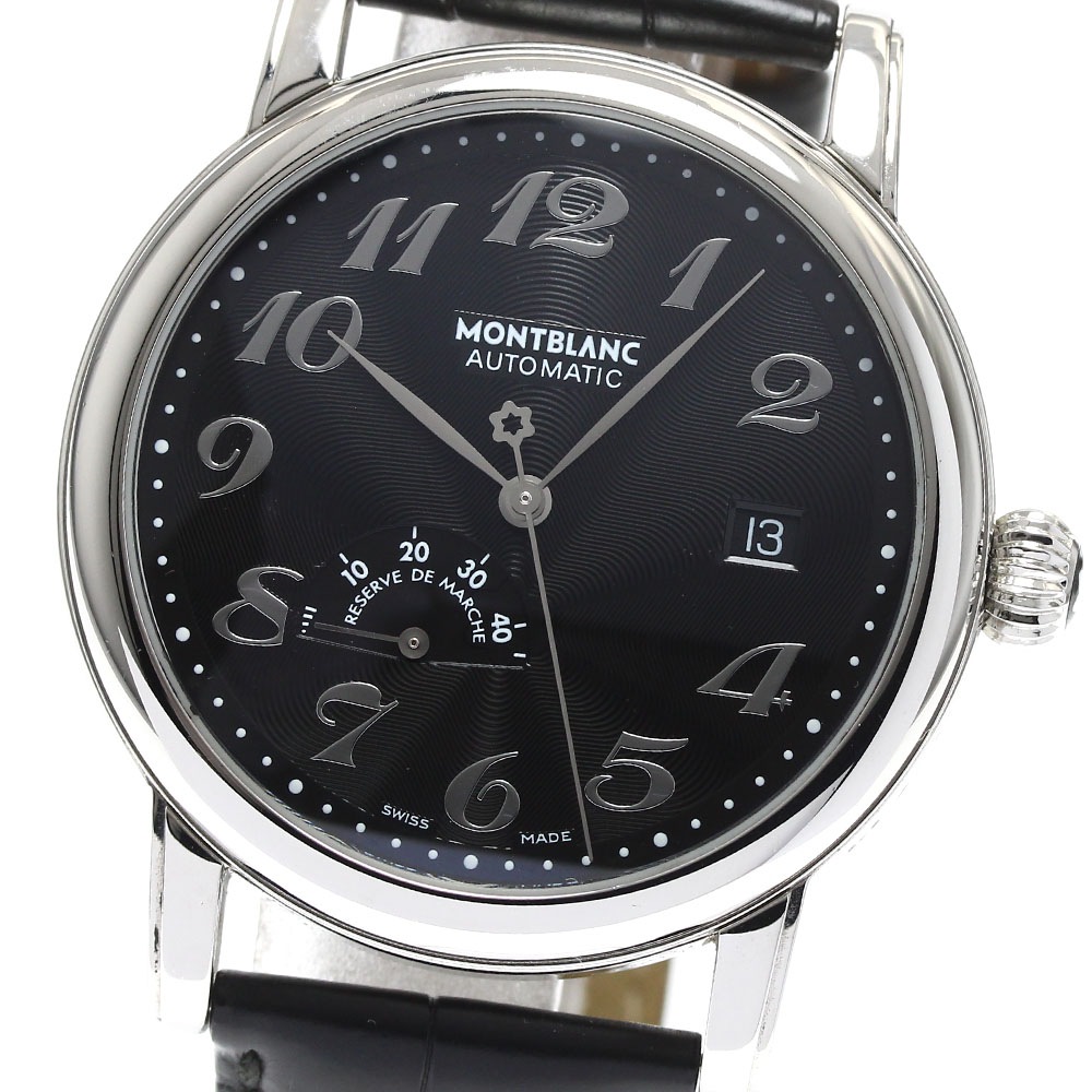 モンブラン MONTBLANC 7073 マイスターシュテュック デイト 自動巻き メンズ _888828【中古】 79,750円