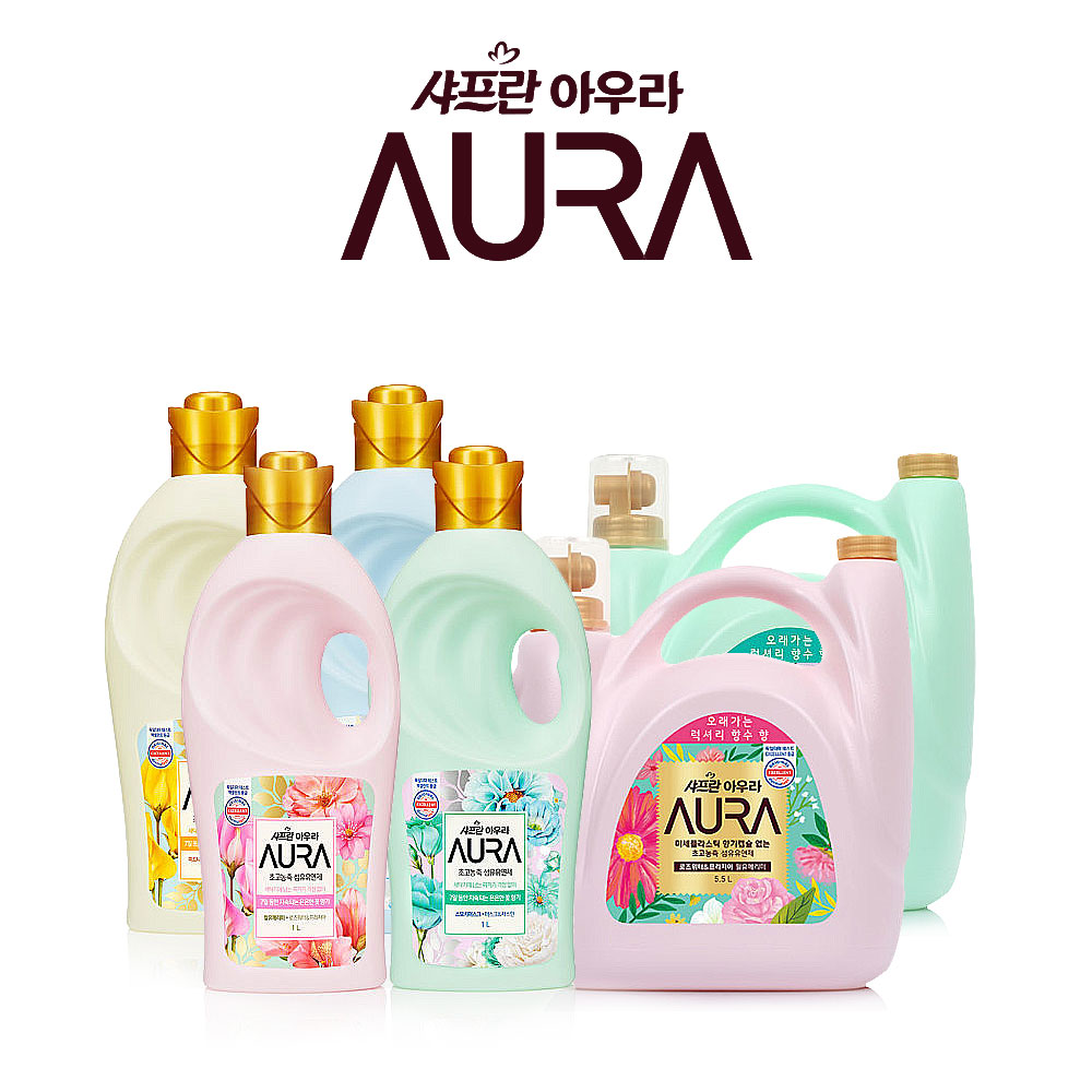 【シャフラン】 AURA企画！ パフューム柔軟剤 Will you marry me 5.5L など　大容量柔軟剤　韓国柔軟剤