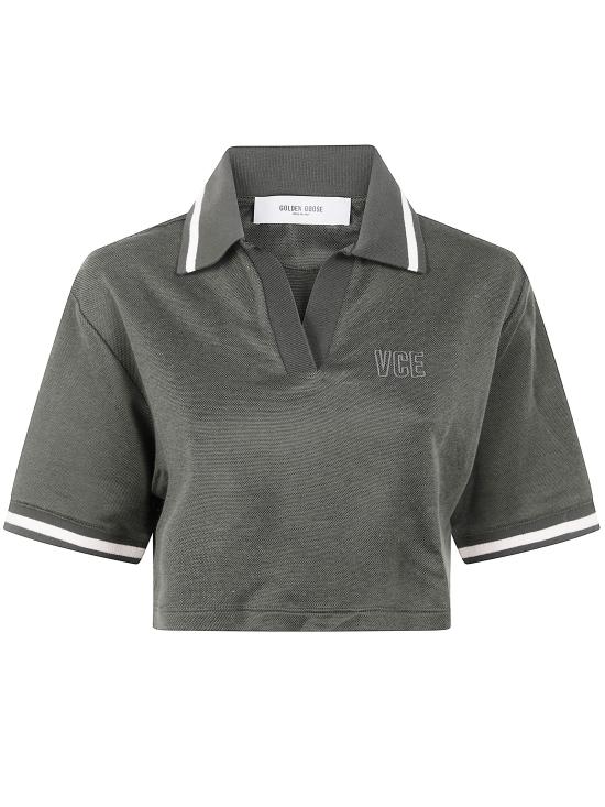 GOLDEN GOOSE Women Polo Shirts GWP02468 P002120 35547 35547 GRAPE LEAF