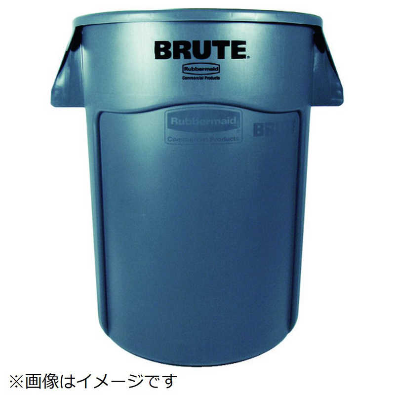 ニューウェルラバーメイド社　ラバーメイド ラウンドブルートユーティリティコンテナ グレイ　26436075