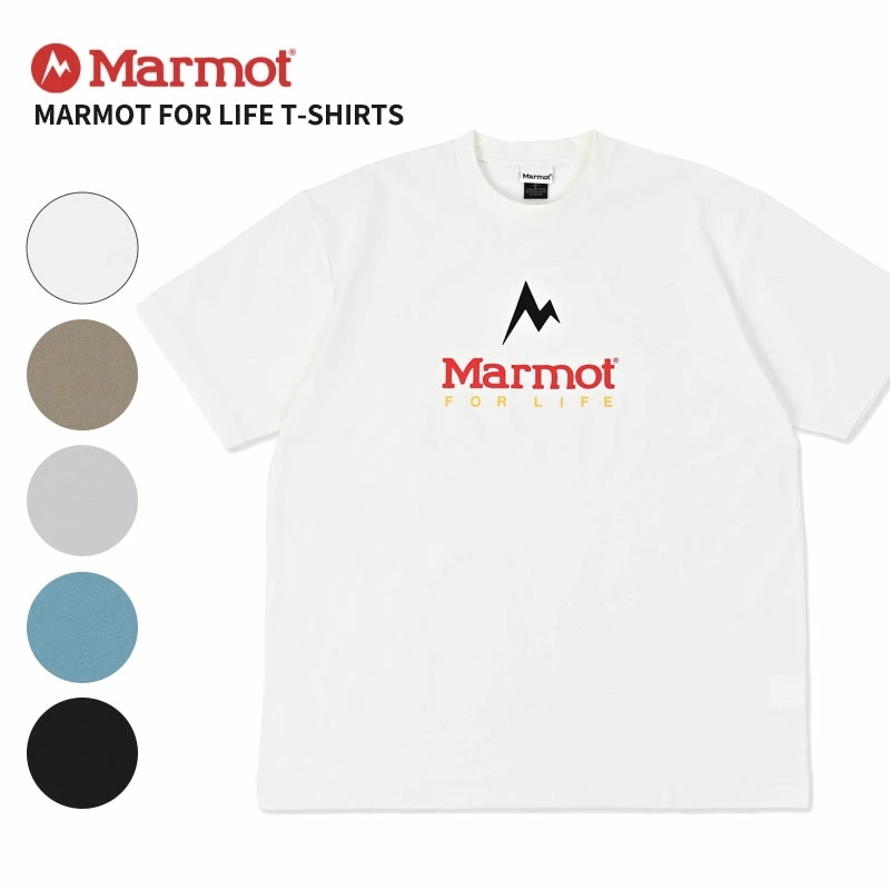 マーモット メンズ 半袖Tシャツ 吸水 速乾 MARMOT マーモットフォーライフ ティーシャツ カットソー MTSS25MST061