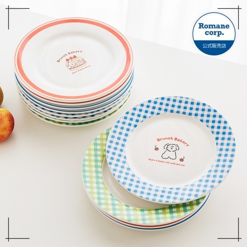 Brunch Brother ラウンドプレート 2Pセット セラミック 4,400円