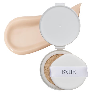 他サイト： ByUR（バイユア）セラムフィット フルカバー グロークッション ファンデーション 透明 ツヤ肌 美容液成分配合 うるおい 保湿 乾燥 韓国コスメ カバー力 毛穴 ベースメイク 日焼け防止 SPFの商品画像