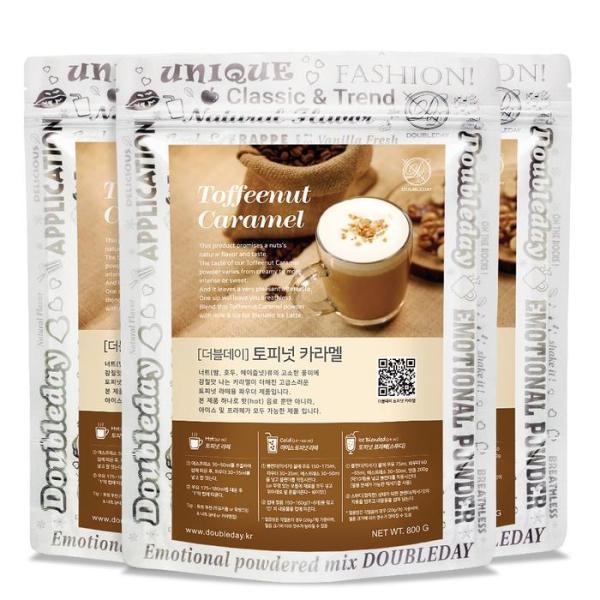 ダブルデー トピーナッツ キャラメラテ パウダー 800G 3個