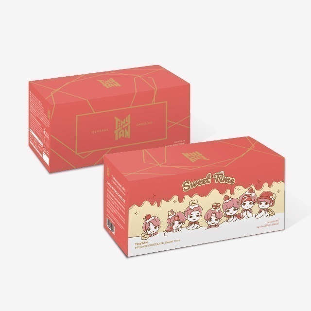 BTS 防弾少年団 TinyTAN メッセージ チョコレートver.2_Sweet Time