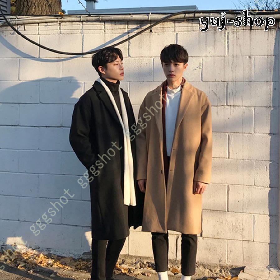 トレンチコート メンズ ロングコート ジャケット 紳士服 ボタン ビジネス ロング カジュアル アウター 無地 秋冬 ジャケット 暖かい 防寒 ビジネスコート