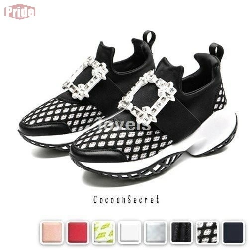 即納 スニーカー レディース 靴 厚底 ダッドスニーカー スクエアビジュー 5,635円