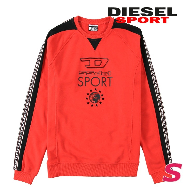 スウェットシャツ トレーナー メンズ AMST-BAWEEY-HT03 55DSL サイドライン die-m-t-f8-75d