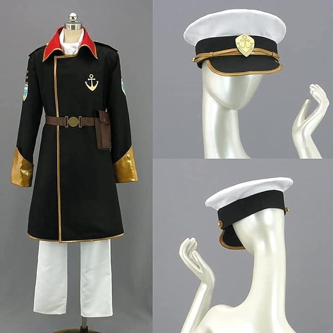 宇宙戦艦ヤマト 沖田十三 艦長 コスプレ衣装 帽付き 演出服 舞台装 文化祭 ハロウイーン パーティー 変装 仮装