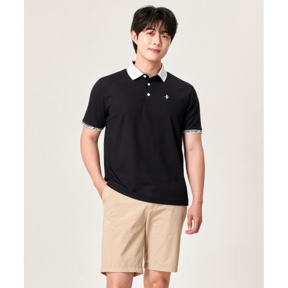 BILTMORE メンズゴルフスリーブプリントヨーコショートスリーブ Tシャツ