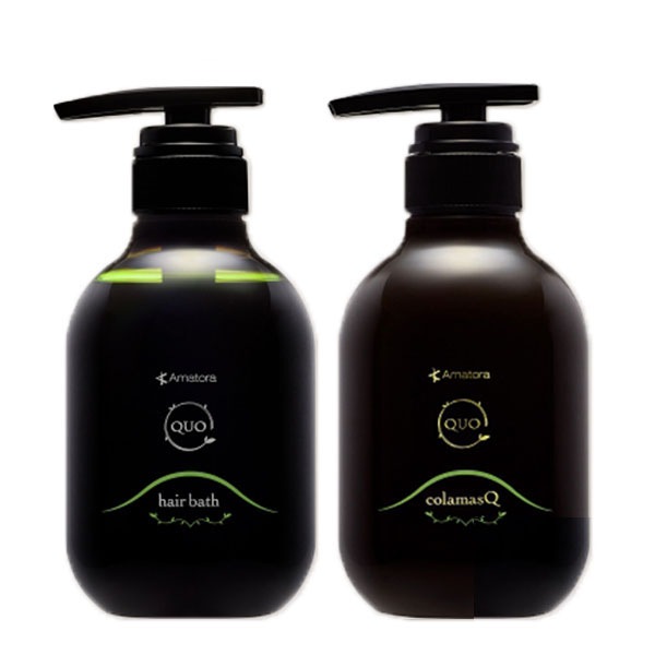 クゥオ ヘアバス(シャンプー)H 375mL + コラマスク C 375g セット