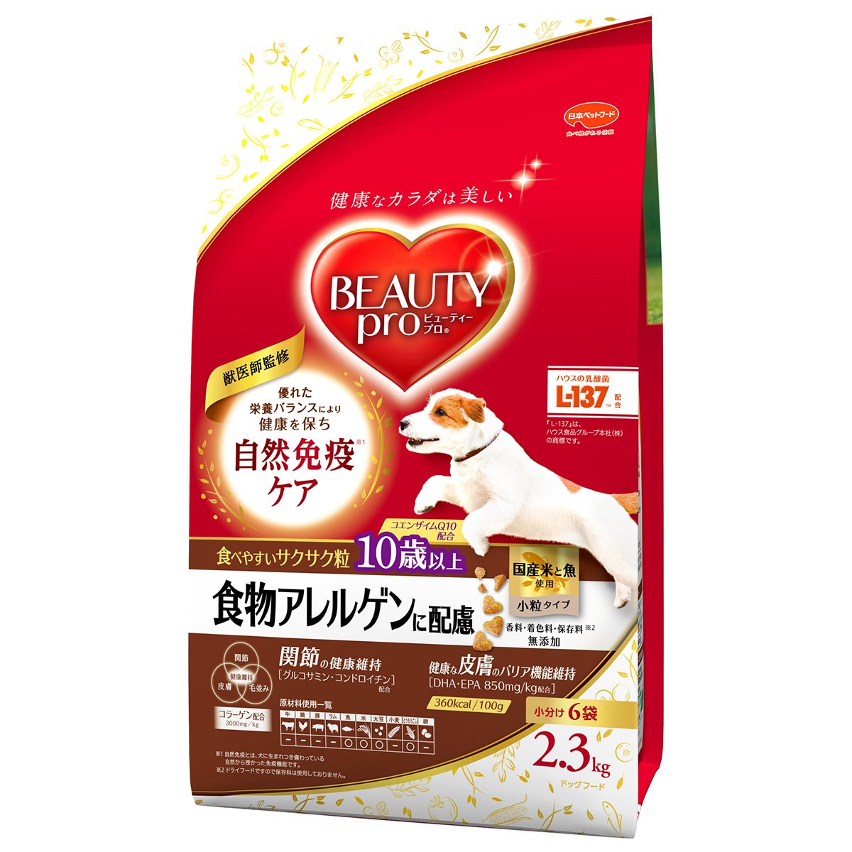 �r���[�e�B�[�v�� �h�b�O �H���A�����Q���ɔz�� 10�Έȏ� 2.3kg(������6��)