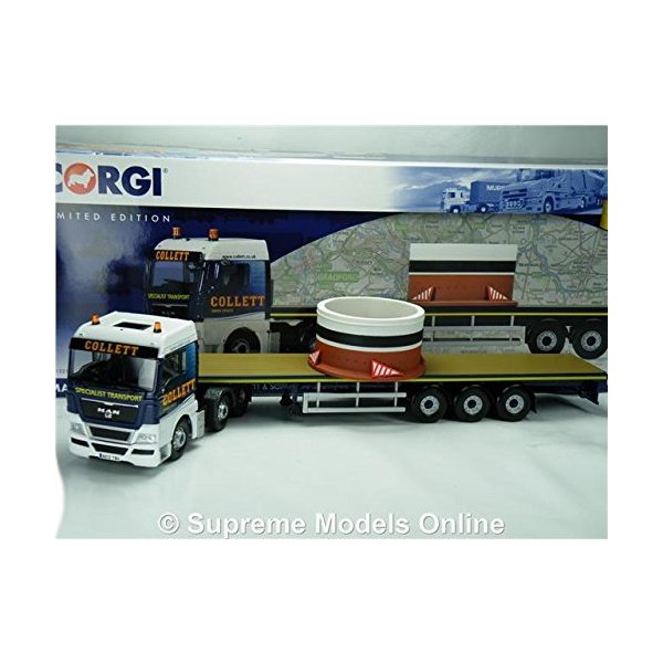 CORGI MAN TGX R COLLETT CC15211 FLATBED TRAILER 1:50 MODEL MODERN TRUCK K897Q 並行輸入品