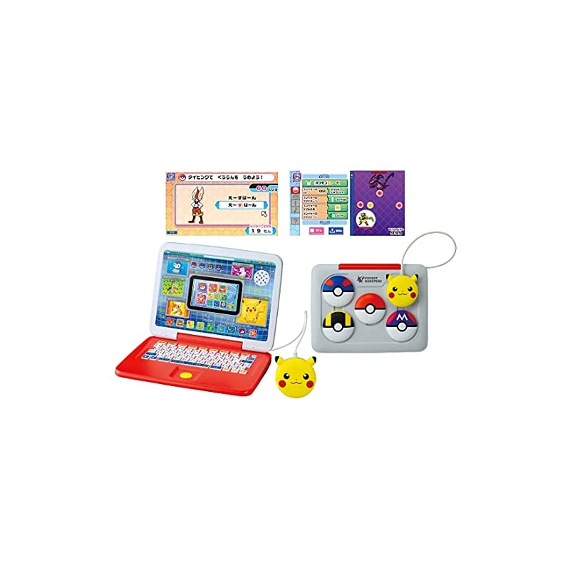 【3日以内発送】タカラトミー 『 ポケットモンスター ポケモン ピカッとアカデミー マウスでゲットパソコン 』 ポケモン パソコン 知育 4歳以上 玩具安全基準合格 STマーク認証 Pokemon T