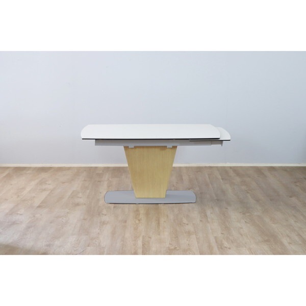 東馬 54683610 UPシウバ伸長T WH ホワイト ダイニングテーブル メーカー直送