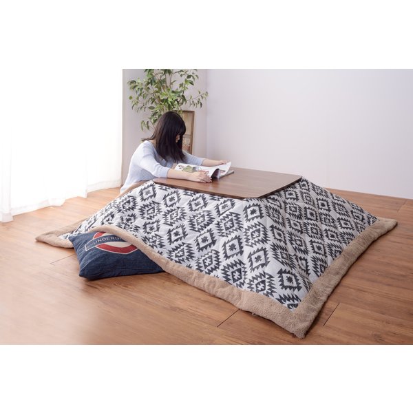 薄掛けコタツ布団 KK-145 ネイティブ柄 190190