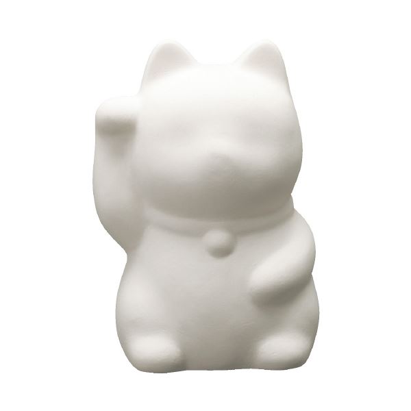 （まとめ）お絵かき貯金箱 招き猫（右手上げ）(×30セット)