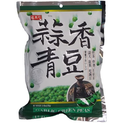 【台湾スナック菓子】グリーンピース ニンニク味240...のサムネイル