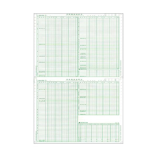 東京ビジネス 合計残高試算表 (建設・科目なし) 平成18年会社法対応 CG1006KBU 1冊(50セット) (×10セット)