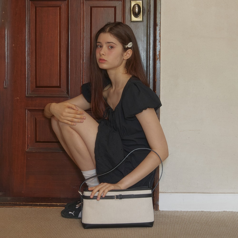 ANC キャンバスベルトショルダーバッグ