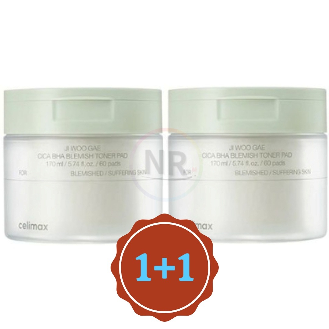 1+1 消しゴム シカ バハ ブレミッシュ トナーパッド 170ml 60枚