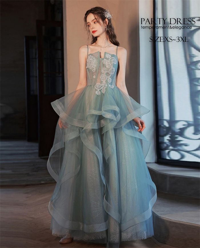 パーティードレス プリンセス キャミソール ピアノ演奏会 発表会 aライン ロングドレス レディース 結婚式 ワンピース ウエディングドレス 二次会 イブイングドレス 大きいサイズ 上品 フォーマル