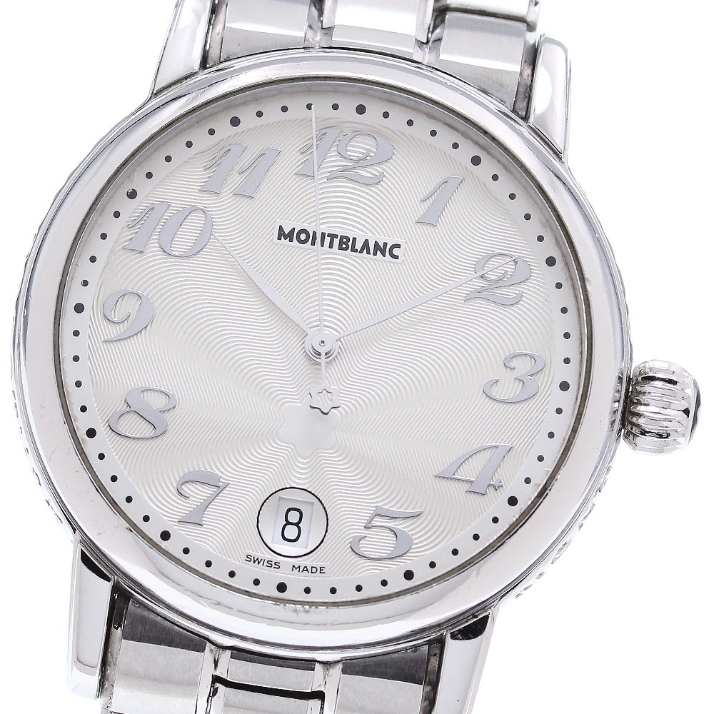 モンブラン MONTBLANC 7042 マイスターシュテュック デイト クォーツ メンズ _840448【中古】 62,150円