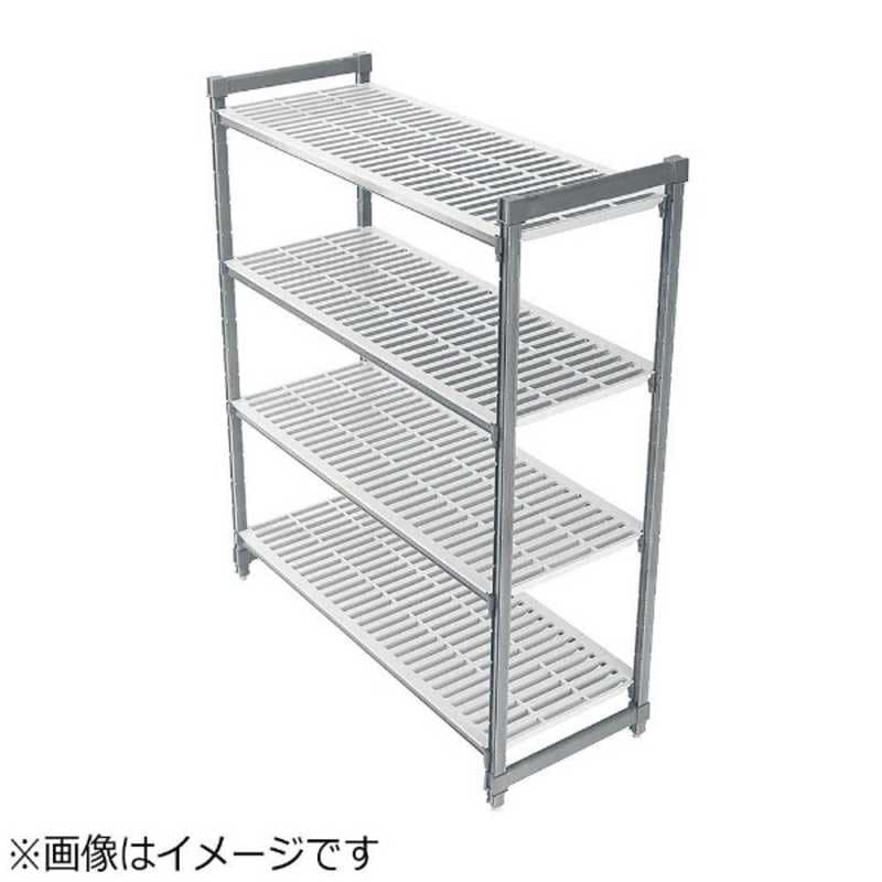 キャンブロ社　610ベンチ型固定用カムシェルビング4段セット(エレメンツシリーズ) 610×H1830 　DKY6319