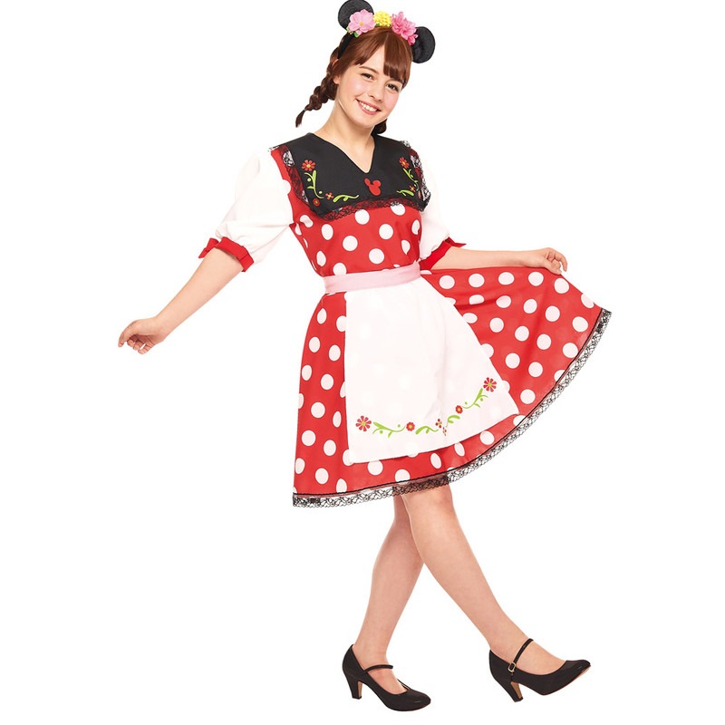 コスプレ 仮装 大人用チロリアンミニー 【 コスプレ 衣装 ハロウィン 仮装 コスチューム ディズニー グッズ 正規ライセンス品 余興 公式 レディース 女性用 パーティーグッズ 】