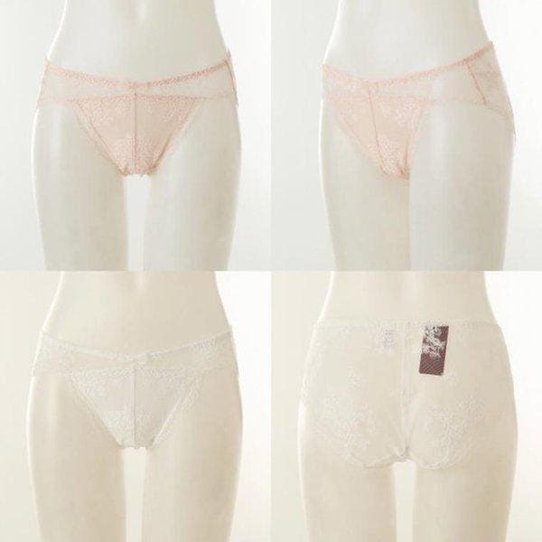 （正常）ジャカードレースロマンチックウェディングヒップレースパンティー_C VPT1811S_C