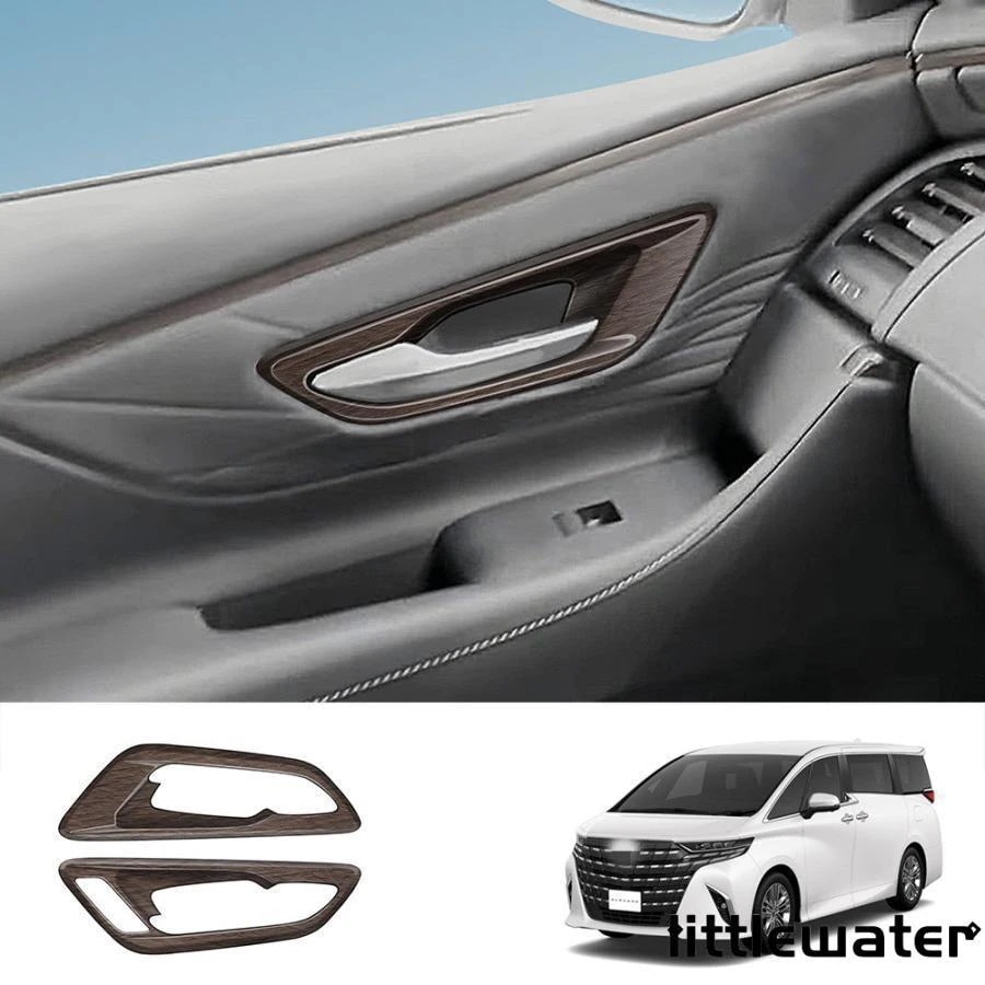 新型 アルファード 40系 インナードアハンドルカバー ヴェルファイア40系フロントドアハンドルガーニッシュ 内装 ドアノブプロテクター