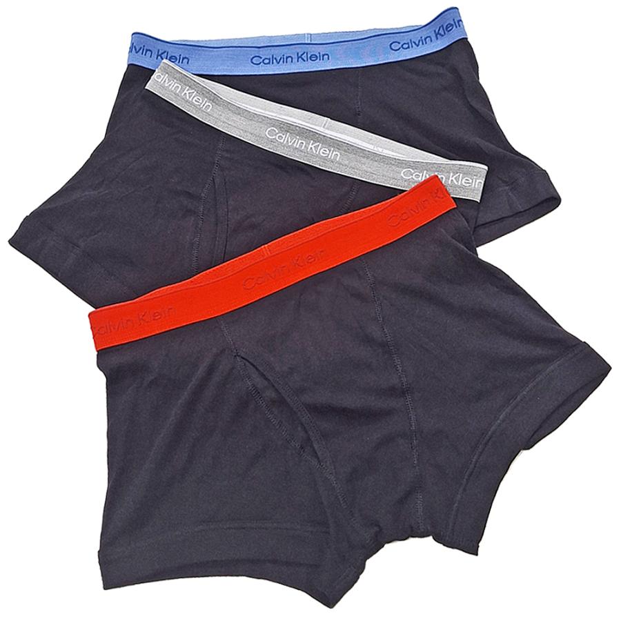 CK ボクサーパンツ 3カラー 前開きタイプ 3枚セット Lサイズ（日本サイズXL相当） NB4002A-VQJ-L