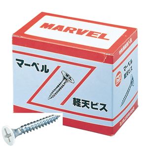 (まとめ)軽天ビス/ネジ (フレキヘッド (白頭)22mm/1000本入×2セット) マーベル K-22FC