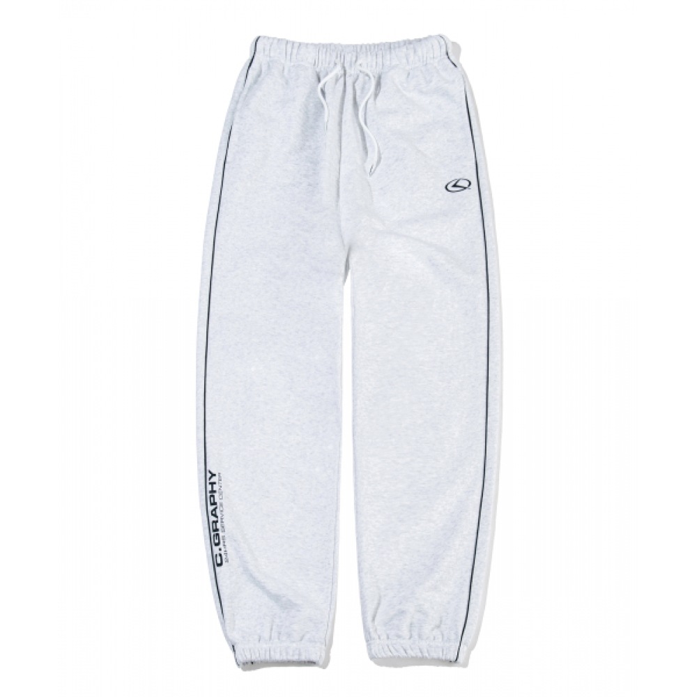 24H トラックトレーニングジョガーパンツ_メランジグレー