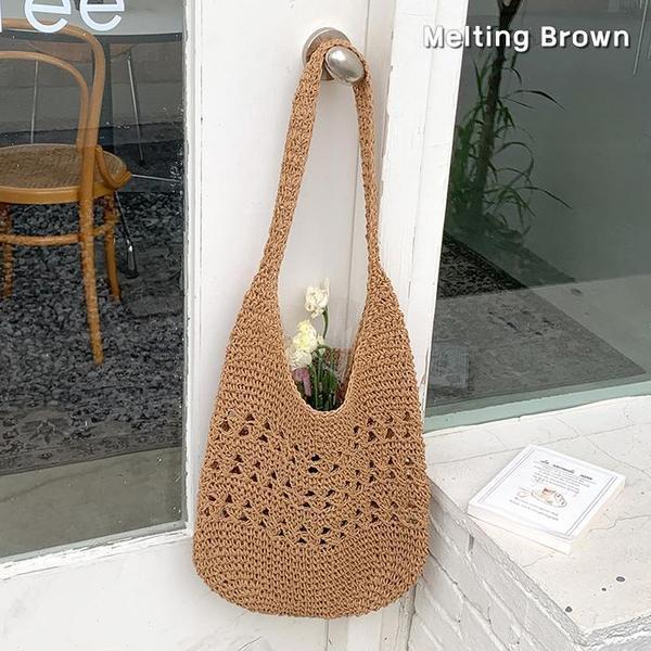 レディースショルダーバッグ 夏 ラタンバッグ rb37