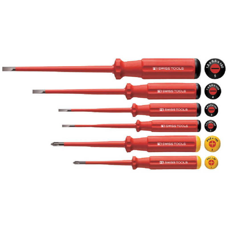 ピービースイスツールズ社　PBスイスツールズエレクトロ絶縁スリムドライバーセット　5542SL