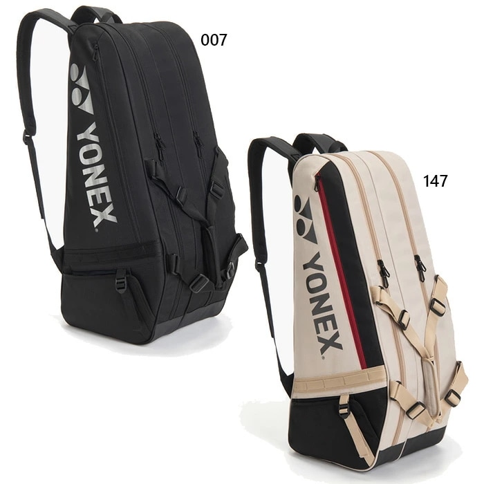 ラケット6本入れ メンズ レディース ラケットバッグ6 テニスバッグ 鞄 BAG2622R
