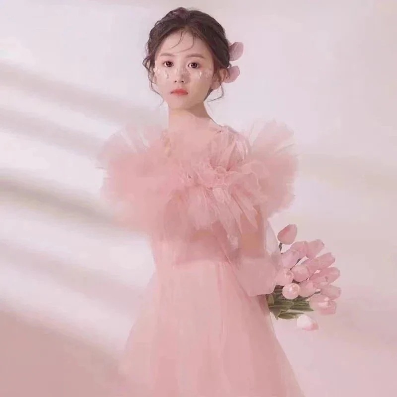 3日出荷 子供ドレス 花童 ウェディング 女の子 司会 撮影用110/120/130/140/150/160