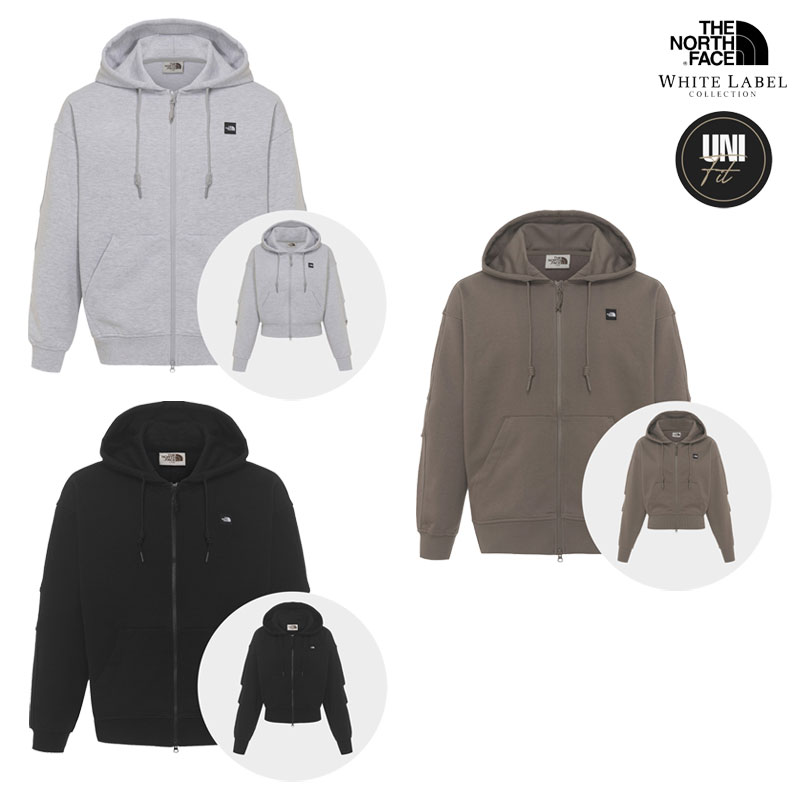 韓国正規品 ユニセックス レディース 長袖 フード付き パーカー [3カラー] ESSENTIAL HOOD ZIP UP 韓国ファッション