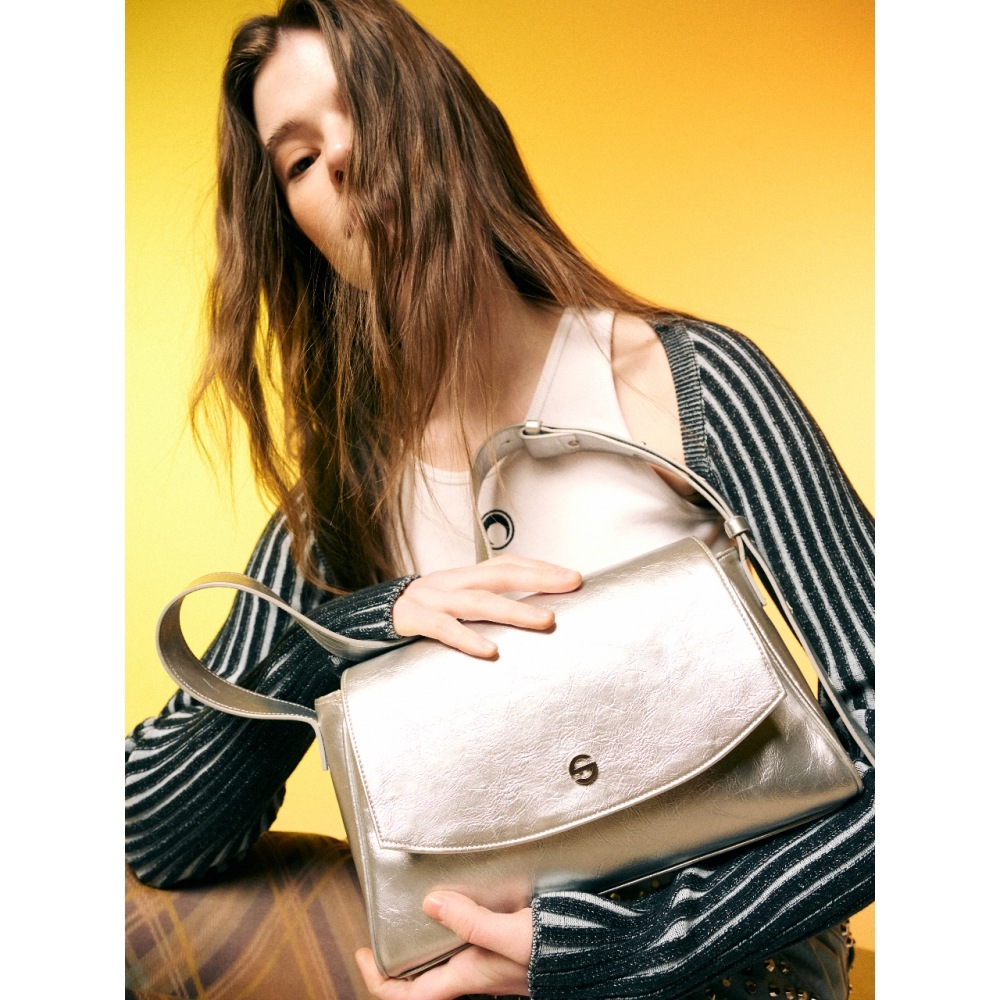 SEMICODE キャプチャーバッグ ミニ - クリンクルシルバー